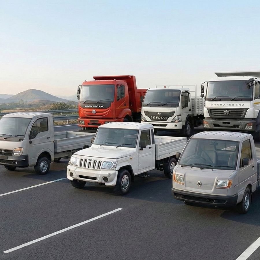 Commercial vehicles and trucks comparison for Indian buyers